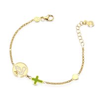 Bracciale Le Bebé Bambino proteggimi in Oro giallo PMG081 - PMG081